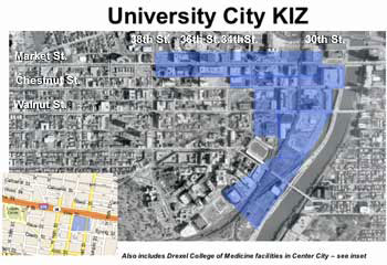 Univ. City KIZ map