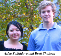 Aziza Zakhidova and Brett Shaheen