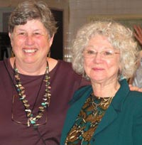 Karen Buhler-Wilkerson and Lois Evans, two of the School of Nursing faculty members who helped establish the LIFE program.