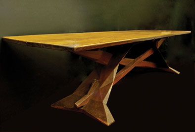 Wharton Esherick. Theodore Dreisers Padouk Table. Padouk, 1928.
