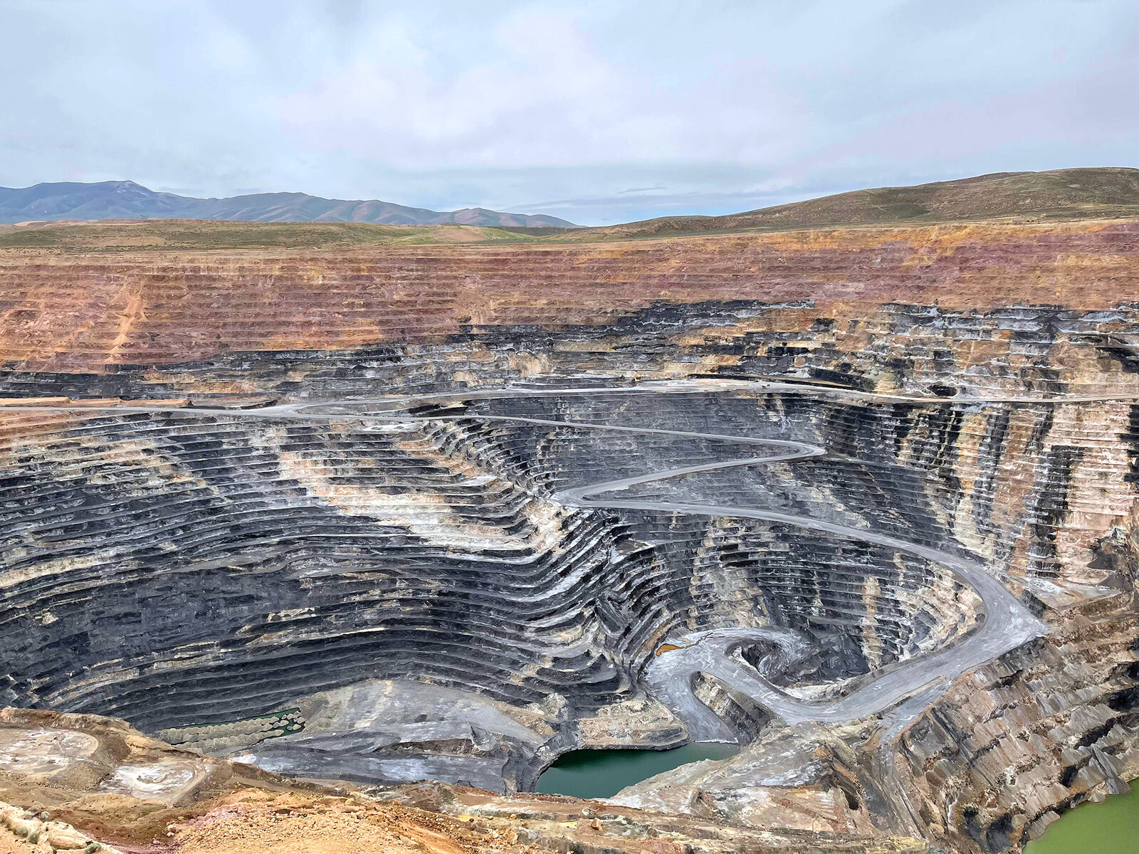 Enormous open pit mine studied by Penn research Psarras