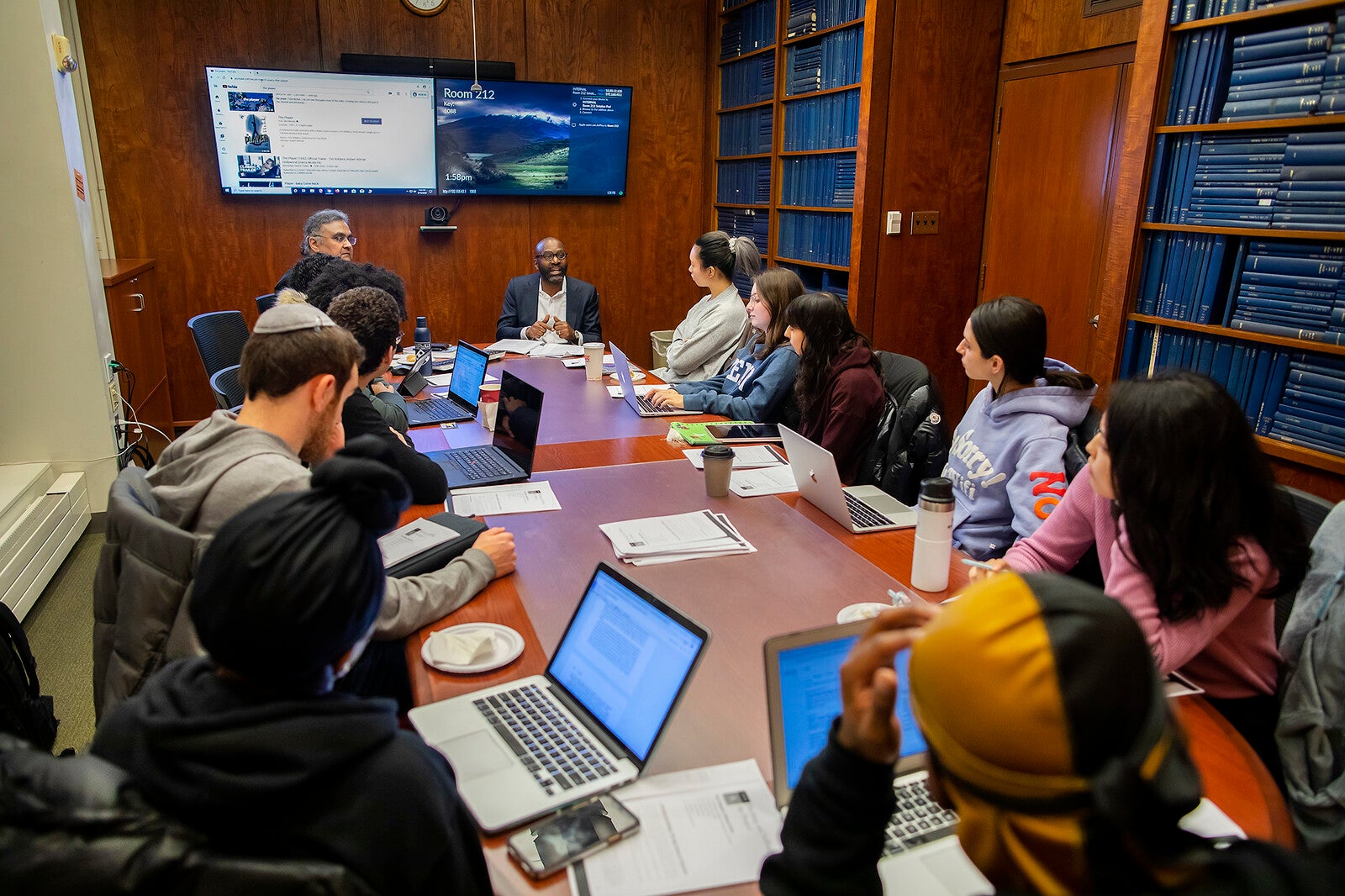 john jackson lecturing in hbo class