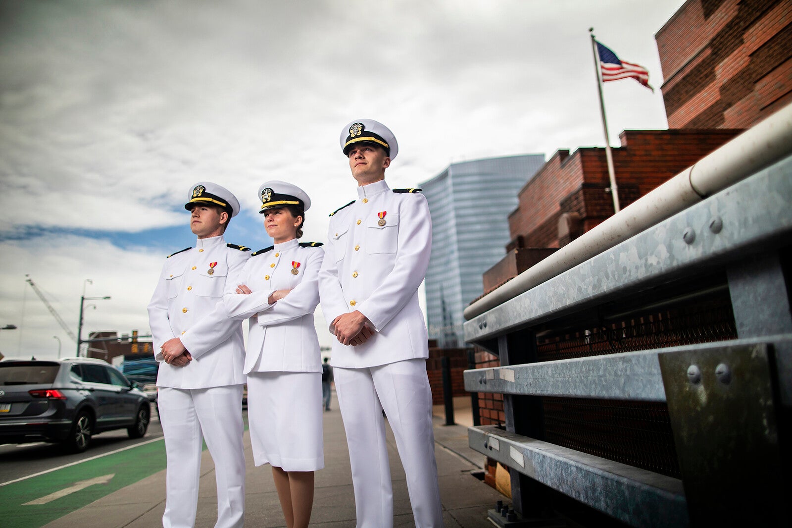 Recent NROTC graduates