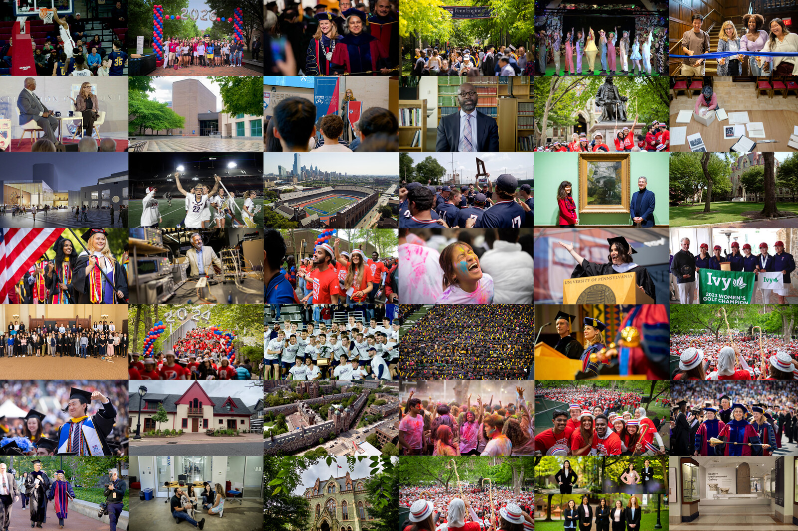 year in review collage