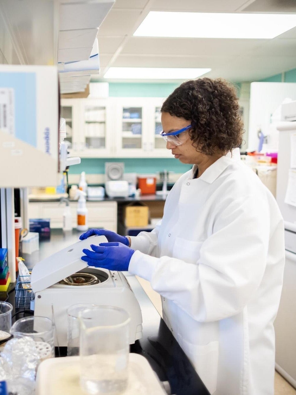 technician working with food safety