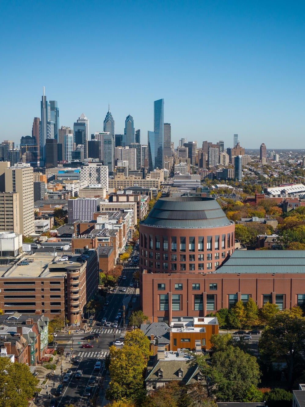 penn skyline looking east