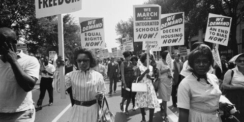 Integrated schoools protesters 