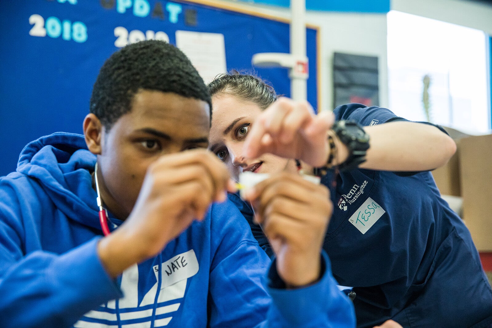 penn nursing helps neighborhood student