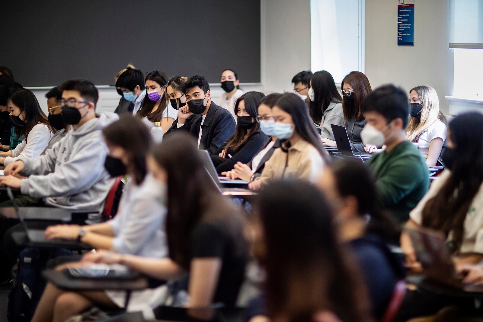 classroom for intro to asian american literature