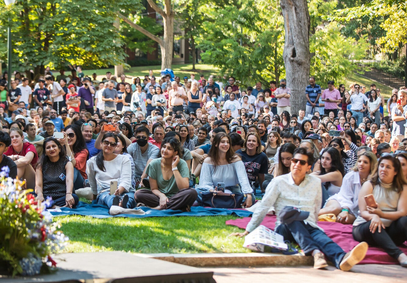 welcome back picnic with president and provost