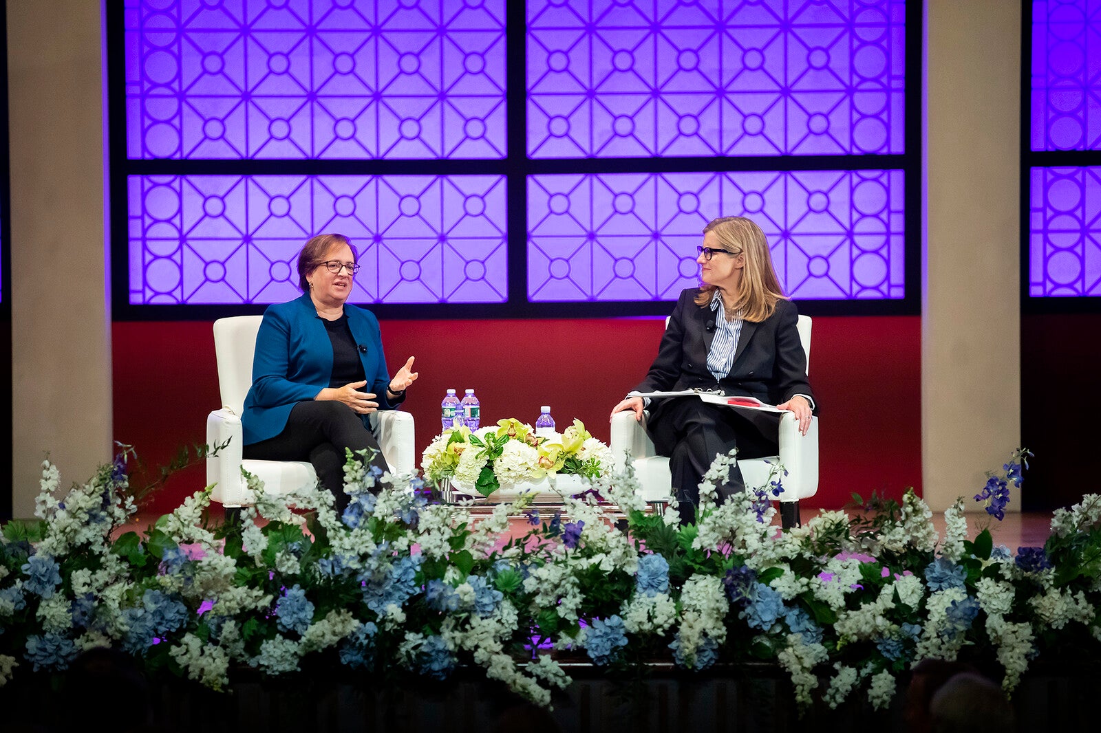 penn president magill with justice kagan