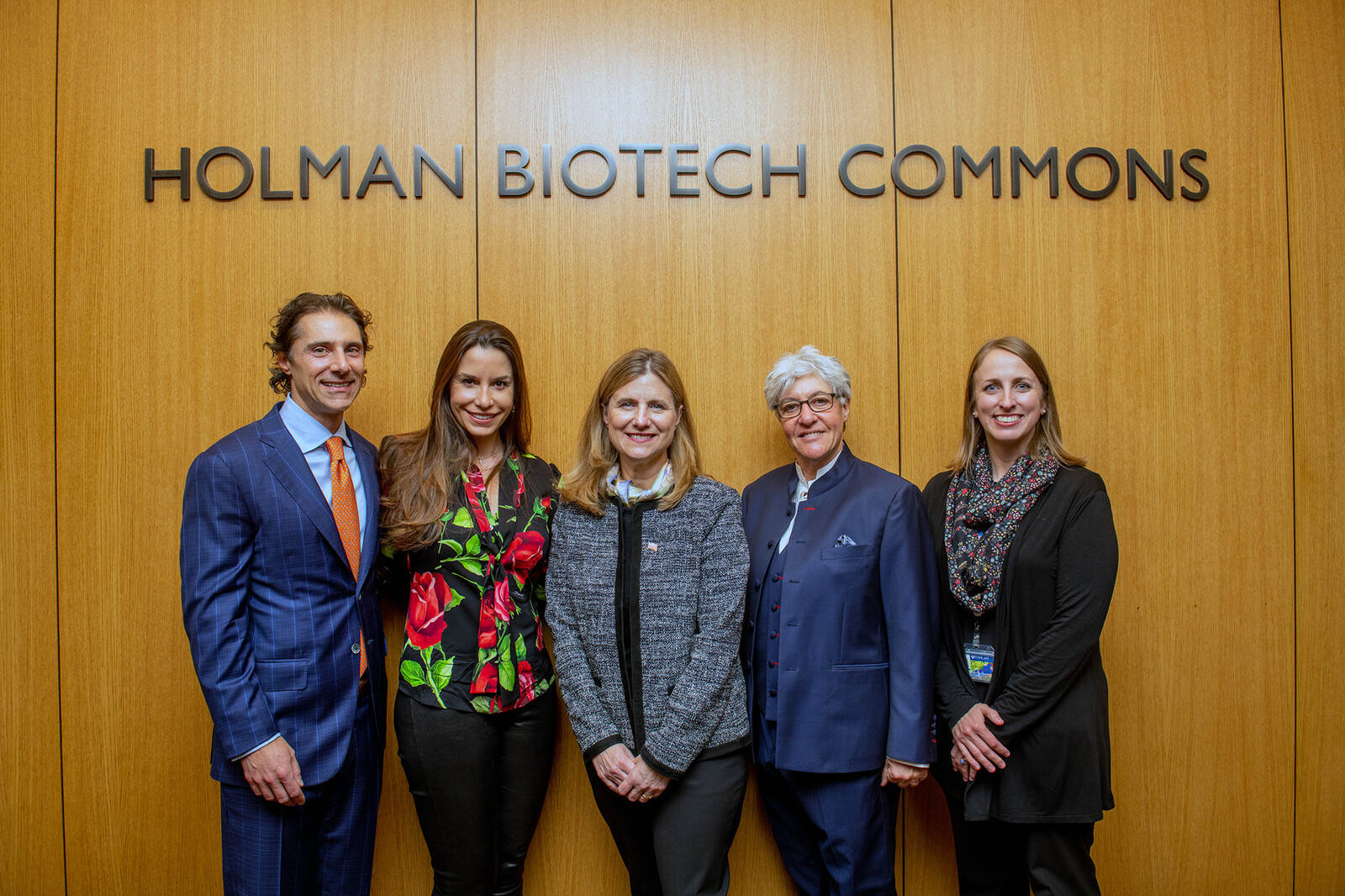 holman family with biotech commons