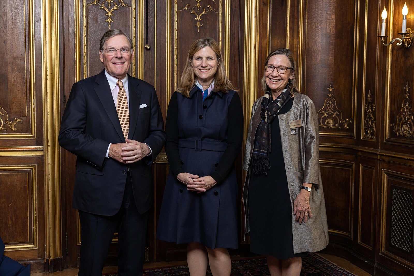 mcgraw family with penn president liz magill