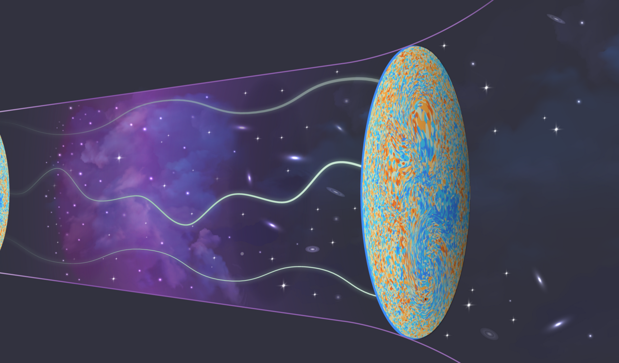 illustration of dark matter