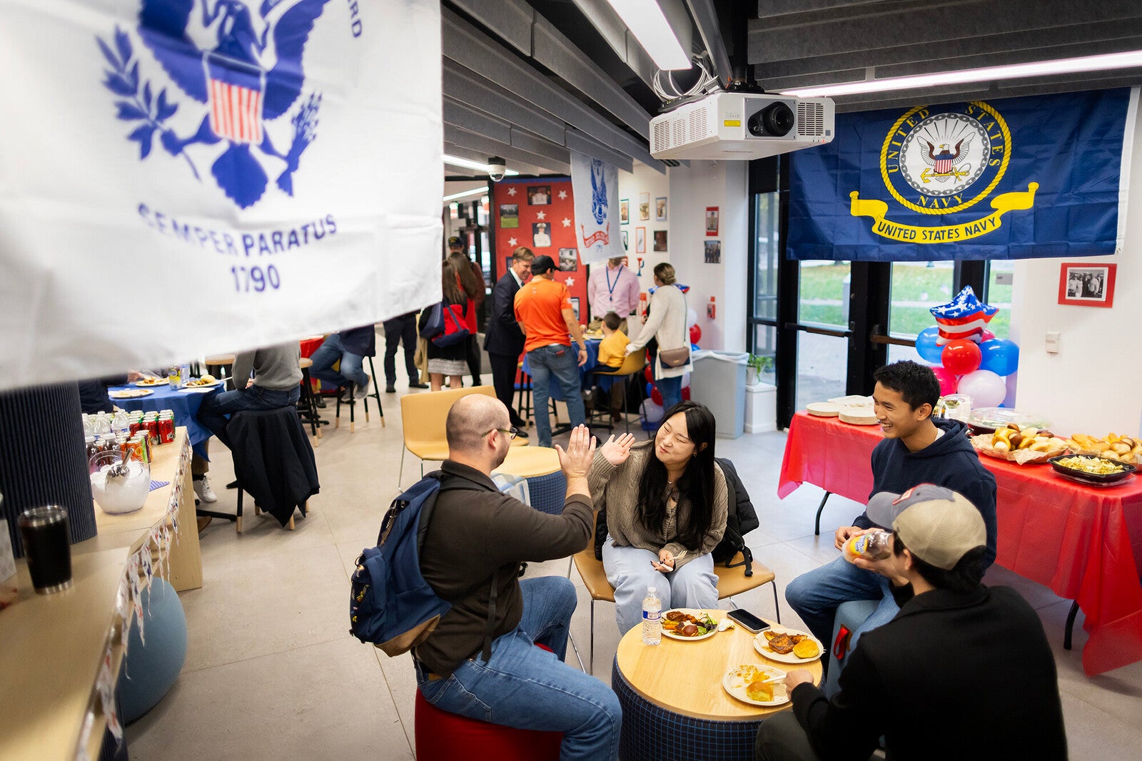 vet day lunch in student center