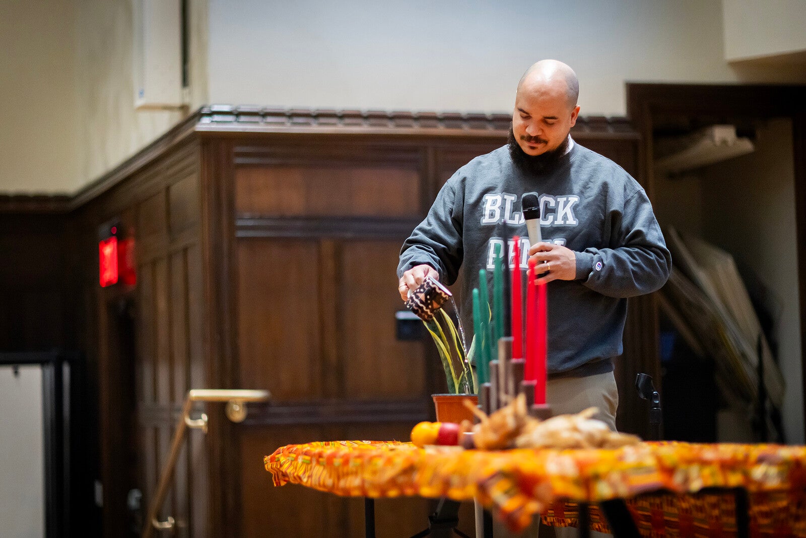 chaplain chaz howard at kwanzaa