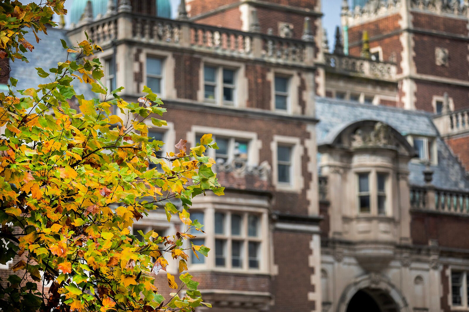 penn quadrangle in autumn