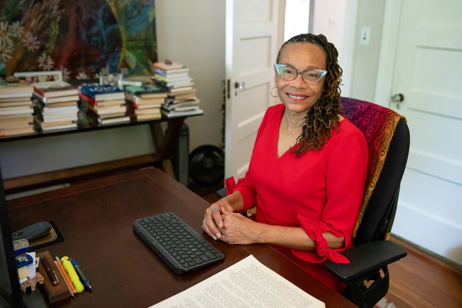 dorothy roberts in her office