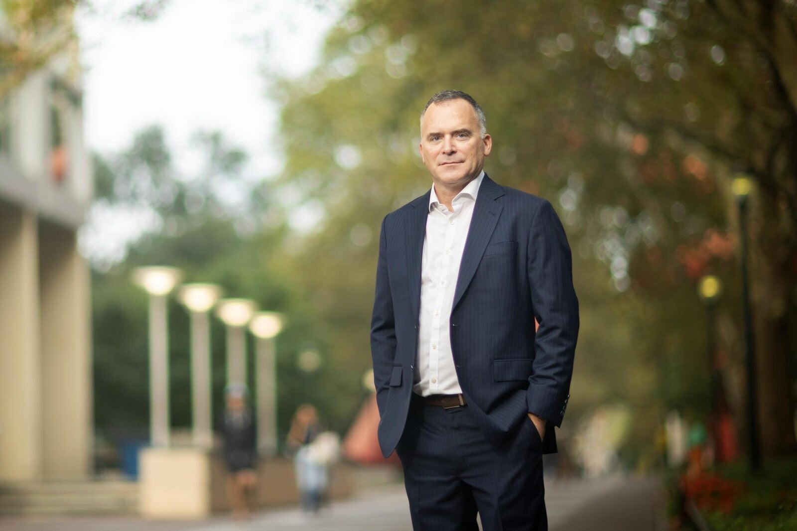 michael weisberg standing on locust walk