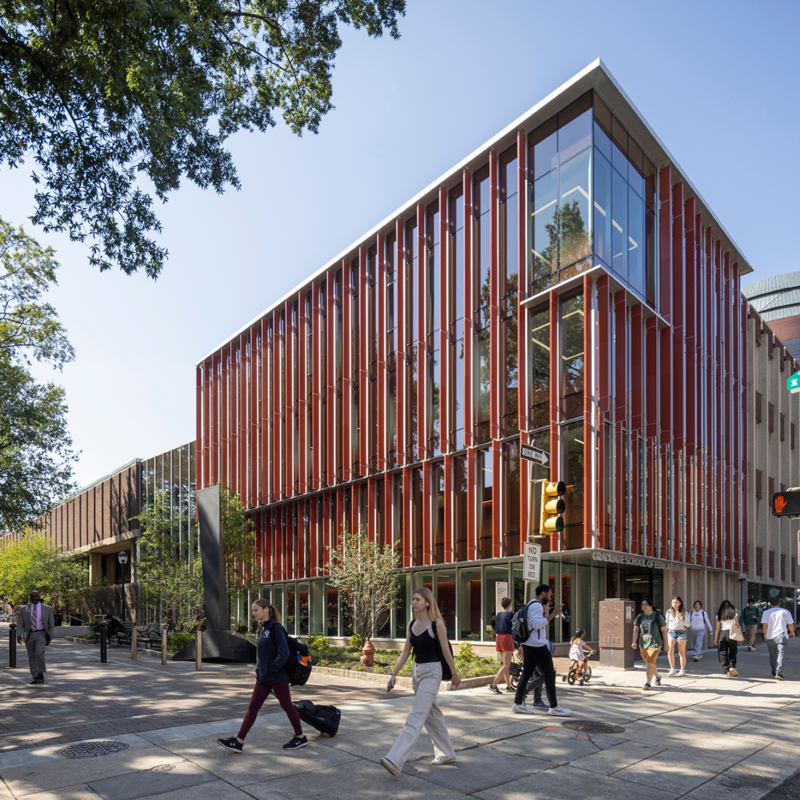 New exterior of Penn Graduate School of Education building